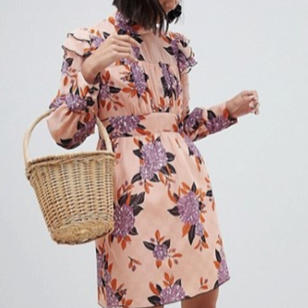 Anna Sui Exclusive Victoriana Mini Dress 10